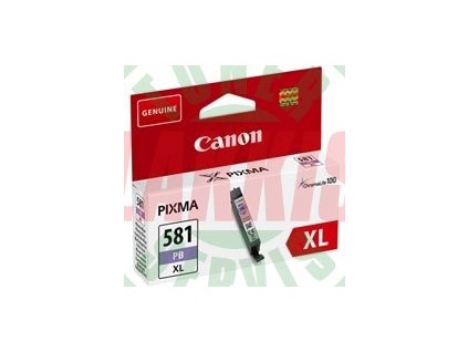 Canon originální ink CLI-581PB XL, photo blue, 8,3ml, 2053C001, very high capacity, Canon PIXMA TR7550,TR8550,TS6150,TS6151,TS8150