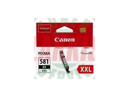 Canon originální ink CLI-581BK XXL, black, 11.VIIml, 1998C001, very high capacity, Canon PIXMA TR7550, TR8550, TS6150, TS8150, TS9