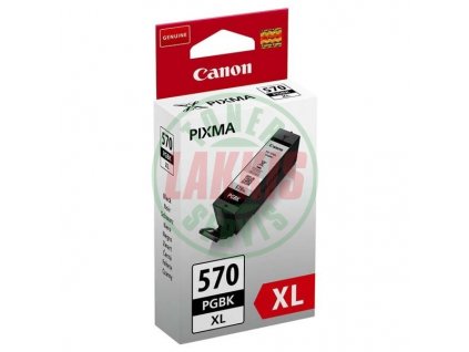 Canon 0318C001 PGI-570 PGBK XL - Originální černá inkoustová náplň Canon