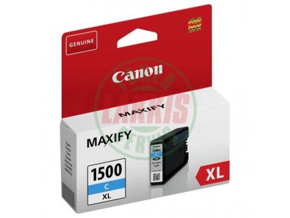 Canon 9193B001 / PGI 1500 XL C - Originální modrá inkoustová náplň Canon pro tiskárny Canon Maxify MB 2000 Series / MB 2050 / MB 2300 Series / MB 2350