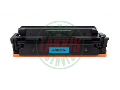 Lakkis toner HP W2031A - 415A Kompatibilní modrá náplň