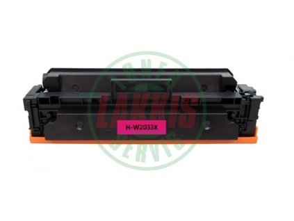 Lakkis toner HP W2033A - 415A Kompatibilní červená náplň