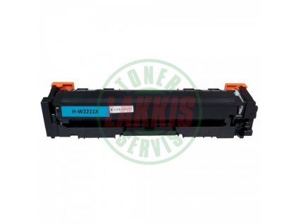 Lakkis toner HP W2211A - 207A Kompatibilní modrá náplň