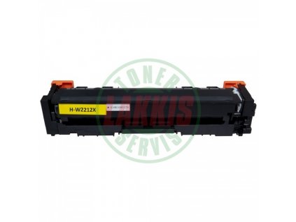 Lakkis toner HP W2212A - 207A Kompatibilní žlutá náplň