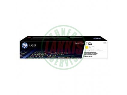 HP W2072A | 117A -  Originální žlutý toner