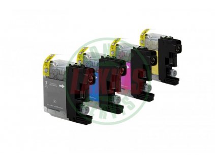 Brother LC-127CMYK - Kompatibilní modrá červená žlutá a černá náplň / MULTIPACK / pro Brother MFC J 4310 DW / 4410 DW / 4510 DW / 4610 DW / 4710 DW / DCP J 4110 DW / DCP J 4110 W