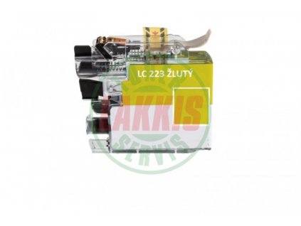 Brother LC 223 Y - Alternativní žlutá inkoustová náplň pro Brother DCP J 4120 DW / DCP J 562 DW / MFC J 1100 Series / MFC J 1140 W / MFC J 1150 DW / MFC J 1170 DW / MFC J 1180 DWT / MFC J 4420 DW / MFC J 4425 DW / MFC J 4620 DW / MFCJ 4625 DW / MFC J