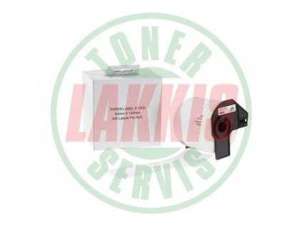 Lakkis Toner Brother DK-11202 - kompatibilní role etiket 62mm x 100mm 300ks