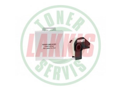 Lakkis Toner Brother DK-11203 - kompatibilní role etiket 17mm x 87mm 300ks
