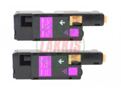 2 x toner Epson C13S050612 - kompatibilní / červený / pro Aculaser C 1700 / C 1750 N / C 1750 W / CX 17 / CX 17 NF / CX 17 WF