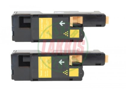 2 x toner Epson C13S050611 - kompatibilní / žlutý / pro Aculaser C 1700 / C 1750 N / C 1750 W / CX 17 / CX 17 NF / CX 17 WF