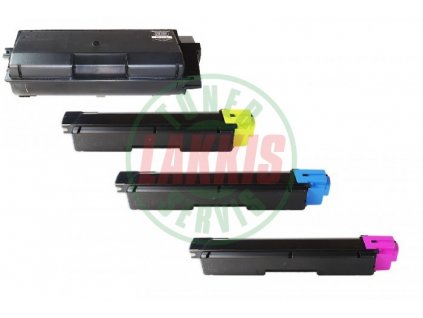 Kompatibilní Lakkis Toner TK-590 - CMYK -  ( černá červená žlutá modrý ), pro Kyocera Mita ECOSYS M6026, P6026, FS-C2000, FS-C2026, FS-C2126, FS-C2526, FS-C2626, FS-C5250  , až 7000 a 3 x 5000 stran