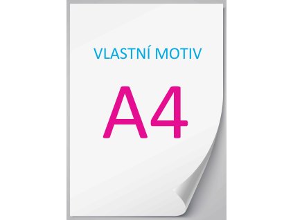 A4 tisk jedlý a fondánový