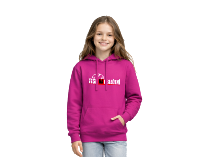 Dívka mikina klokanka
