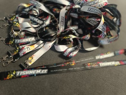 Šňůrka na krk/lanyard s potiskem
