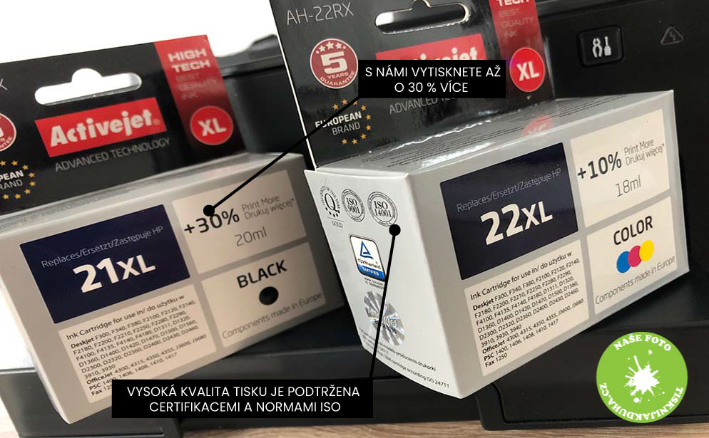 hp 21xl + 22xl sd367ae - kompatibilní sada