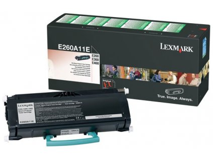 Náplň do tiskárny Lexmark E260A11E černá originální