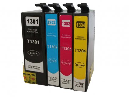 Inkoustová sada náplní Epson t1306 multipack kompatibilní