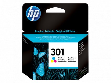 inkoustová náplň HP 301 barevná originální