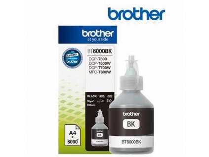 Inkoustová náplň Brother BT-6000BK černá originální