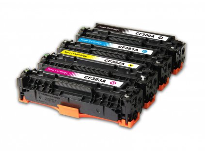 Sada tonerů HP CF380-3A - kompatibilní