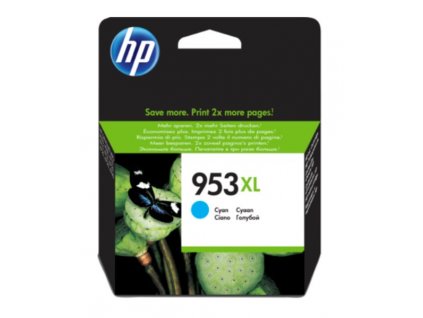 HP 953XL, F6U16AE cyan - originální