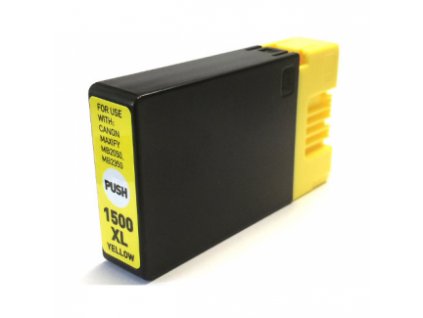 Inkoustová náplň Canon PGI-1500 žlutá kompatibilní