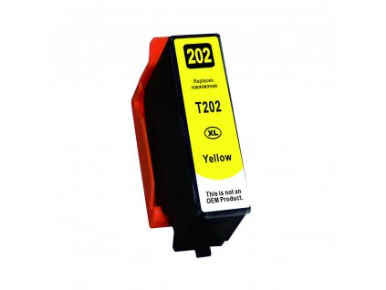Inkoustová náplň Epson 202XL žlutá kompatibilní