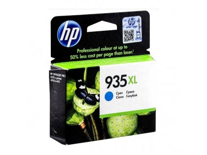 Inkoustová náplň HP 935XL modrá originální