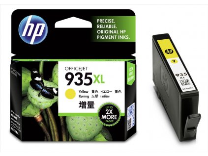 Inkoustová náplň HP 935XL žlutá originální