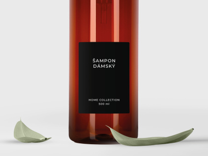 samolepka sampon damsky 500 ml cerna