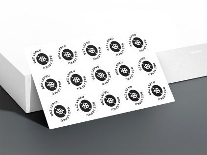bez lepku arch white