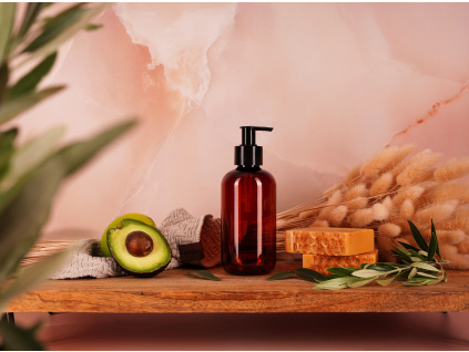 hneda plastova lahvicka alexis 250ml