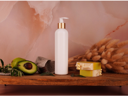 bia lahvicka matna zlato bily davkovac 250ml bianca