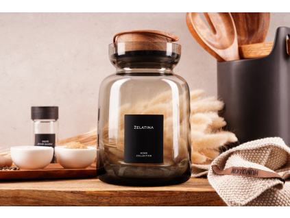 samolepky na potraviny zelatina cerna