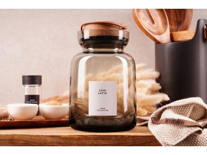 samolepky na dozy chai latte bila