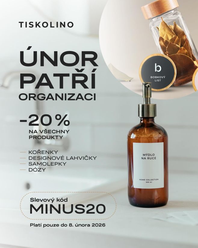 Malé změny dělají velký rozdíl! 👉 -20% sleva na všechny produkty pro stylovou organizaci. 🤍