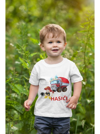 Dětské tričko - Cisterna a malý hasič