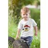 t shirt mockup of a little boy playing in nature 2916 el1