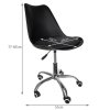 Swivel Irodai forgószék fekete