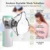 Csendes nebulizer, elemes inhalátor csecsemők, gyermekek és felnőttek számára