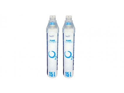 2 buc. butelie portabila de oxigen ecoMED mica cu aplicator (greutate 200g)