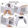 Lampă de terapie cu fotoni pentru hidratarea pielii cu spectrometru PDT pentru terapie cu LED-uri Titan 7 culori - 267 LED-uri
