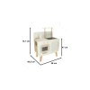 Lulilo Bucatarie din lemn retro copii / bucatarie bebelusi + accesorii -58 x 72,7 x 29,2 cm