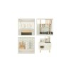 Lulilo Bucatarie din lemn retro copii / bucatarie bebelusi + accesorii -58 x 72,7 x 29,2 cm