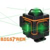 Nivel laser 4D Bigstren - Laser verde, fascicul de 360 ​​de grade, impermeabil IP54, montat pe perete cu suport