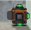 Nivel laser 4D Bigstren - Laser verde, fascicul de 360 ​​de grade, impermeabil IP54, montat pe perete cu suport