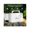 Concentrator de oxigen Varon portabil, dozare continuă, alimentat cu baterie, 1,4 kg, 30 W, alb