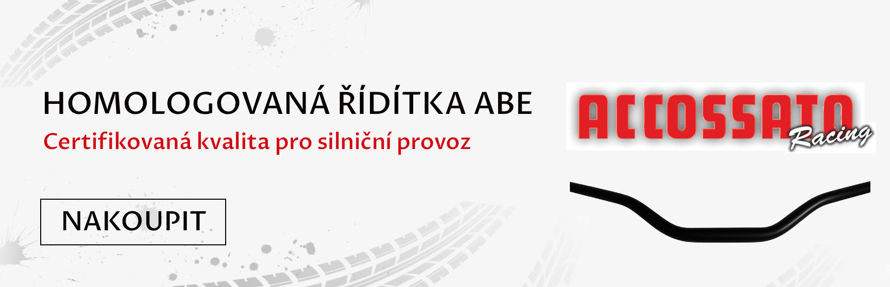 ABE homologovaná řídítka