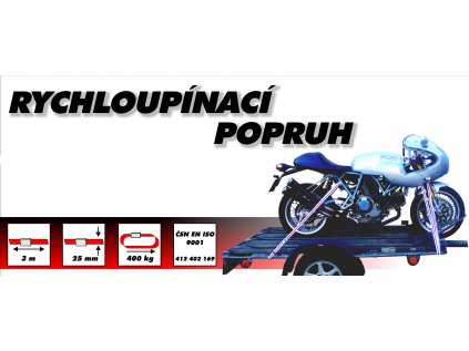 Rychloupínací transportní popruh